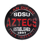 SDSU Aztecs Est. 1897 Decal-Red/Black