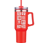 40oz Travel Tumbler SDSU Logos