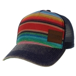 Poncho Striped Trucker Cap