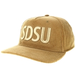 Corduroy Snapback Cap with Tonal SDSU